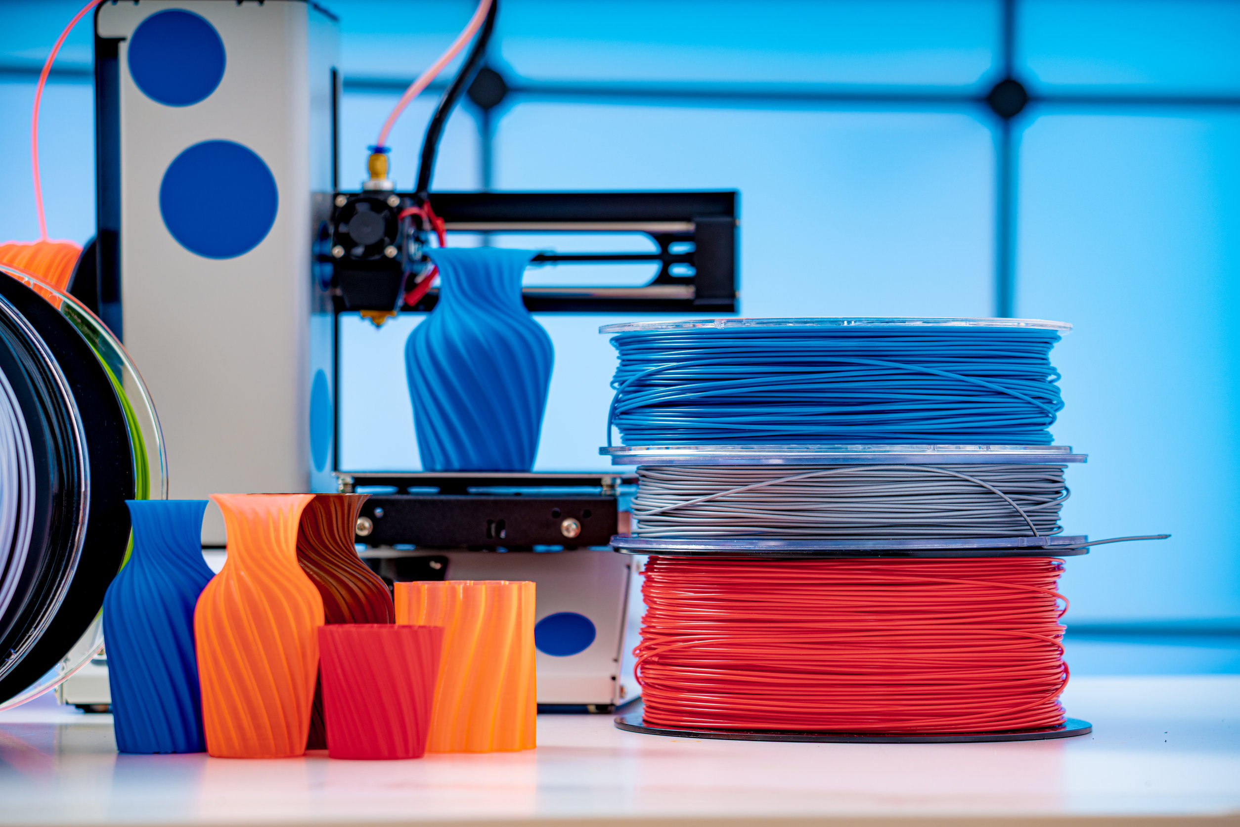 3D Printer Plastic filament for 3D printer and printed products