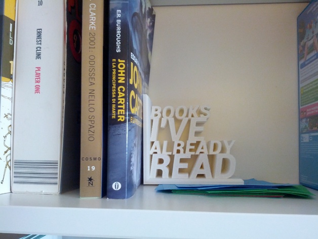 to be read bookend