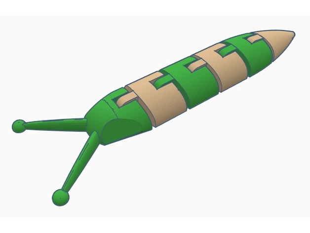 Magnetic Flexi Slug (Dual Extrusion)
