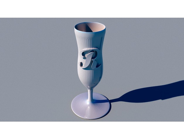 3d printed champagne flute