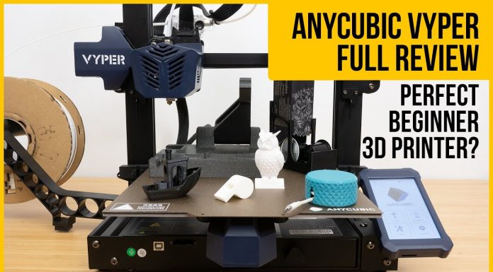 ANYCUBIC Vyper 3D Printer Review: Troubled?