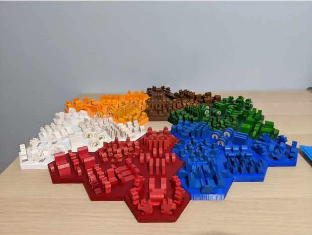 Catan Game Piece Holders
