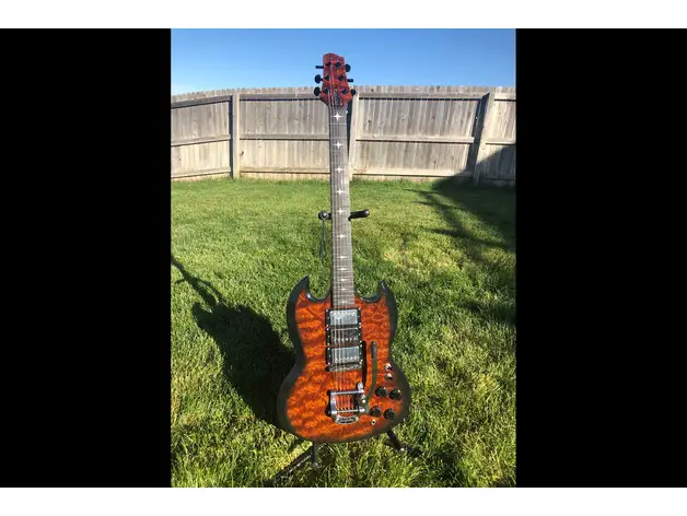 SG style playable electric guitar