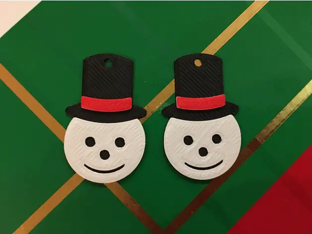 Snowman Earrings