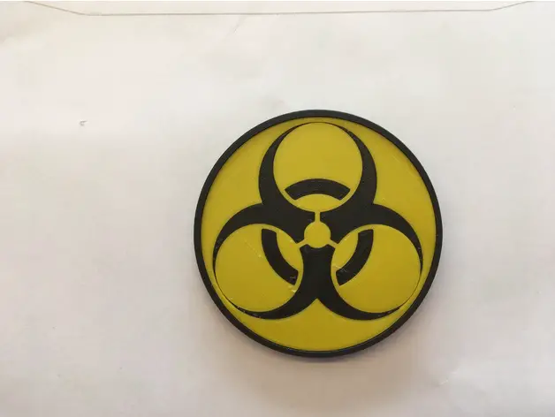 Stackable biohazard coasters