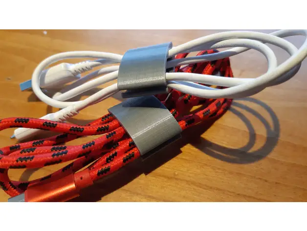 USB Cable Organizer Clip Holder