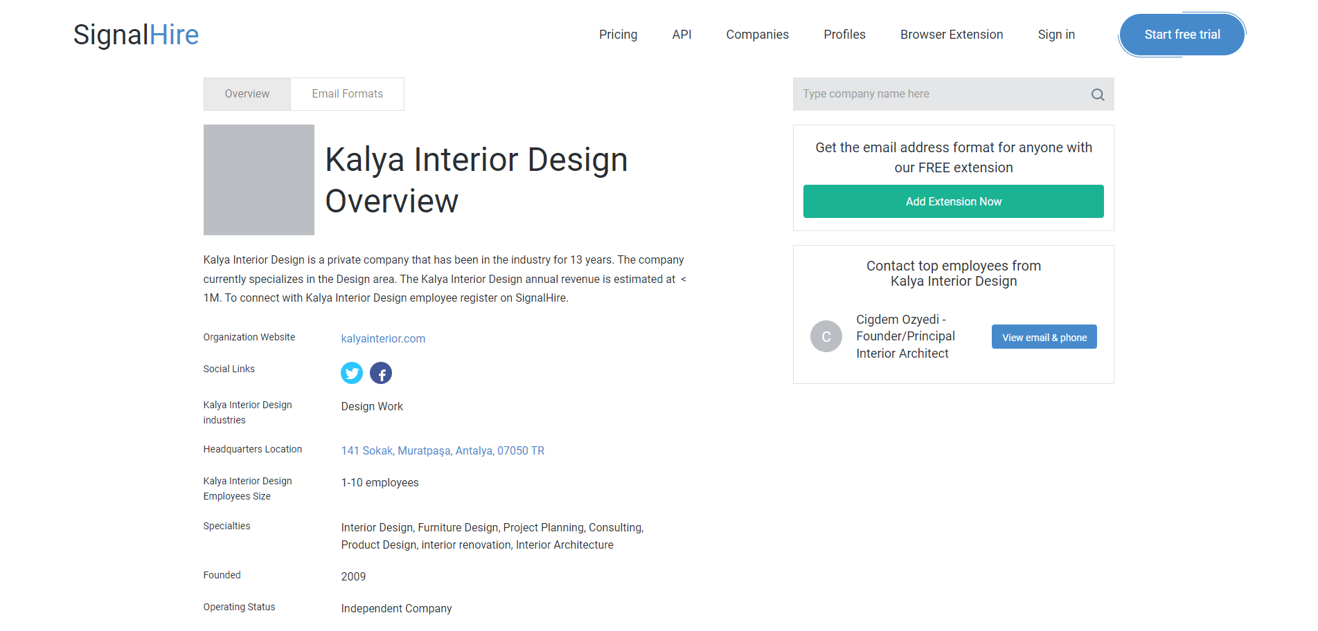 Kalya Interior Design